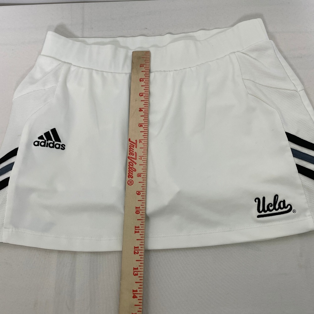 UCLA Bruins Adidas Climalite White Team Issue Tennis Skort Skirt Women's SMALL - Picture 8 of 9